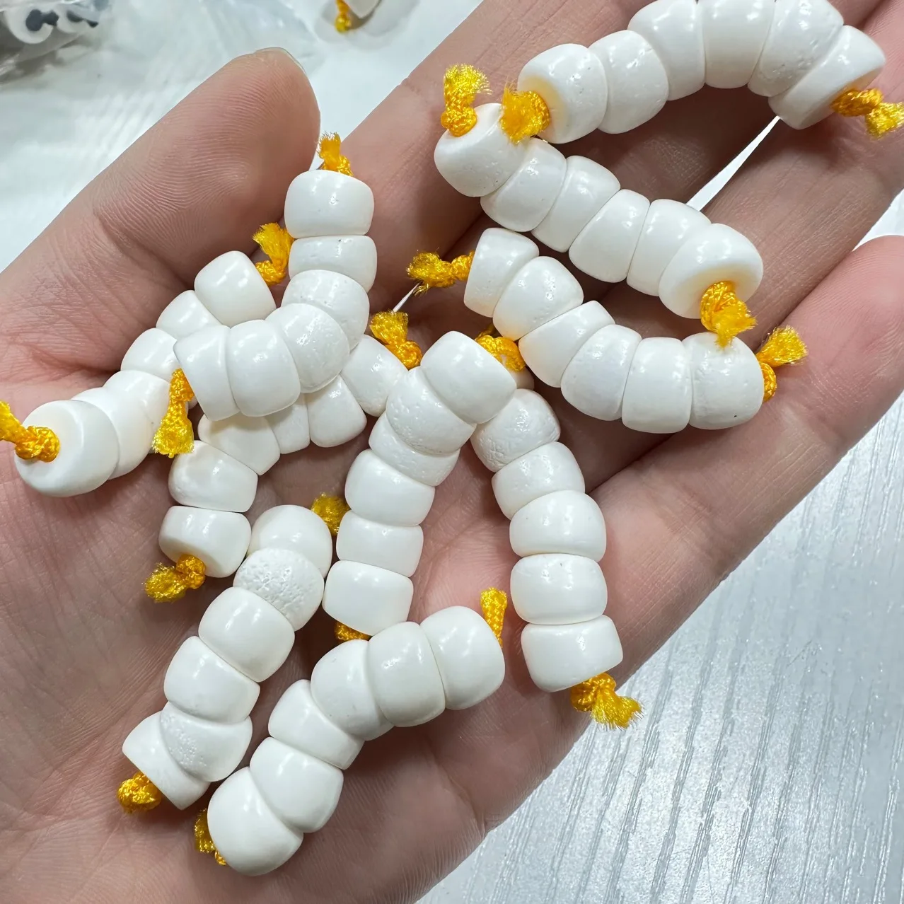 DIY Vintage Style Diagonal Cut Wavy Tube Multi Spacer Beads Single Fan Shape Accent for Bracelet Necklace