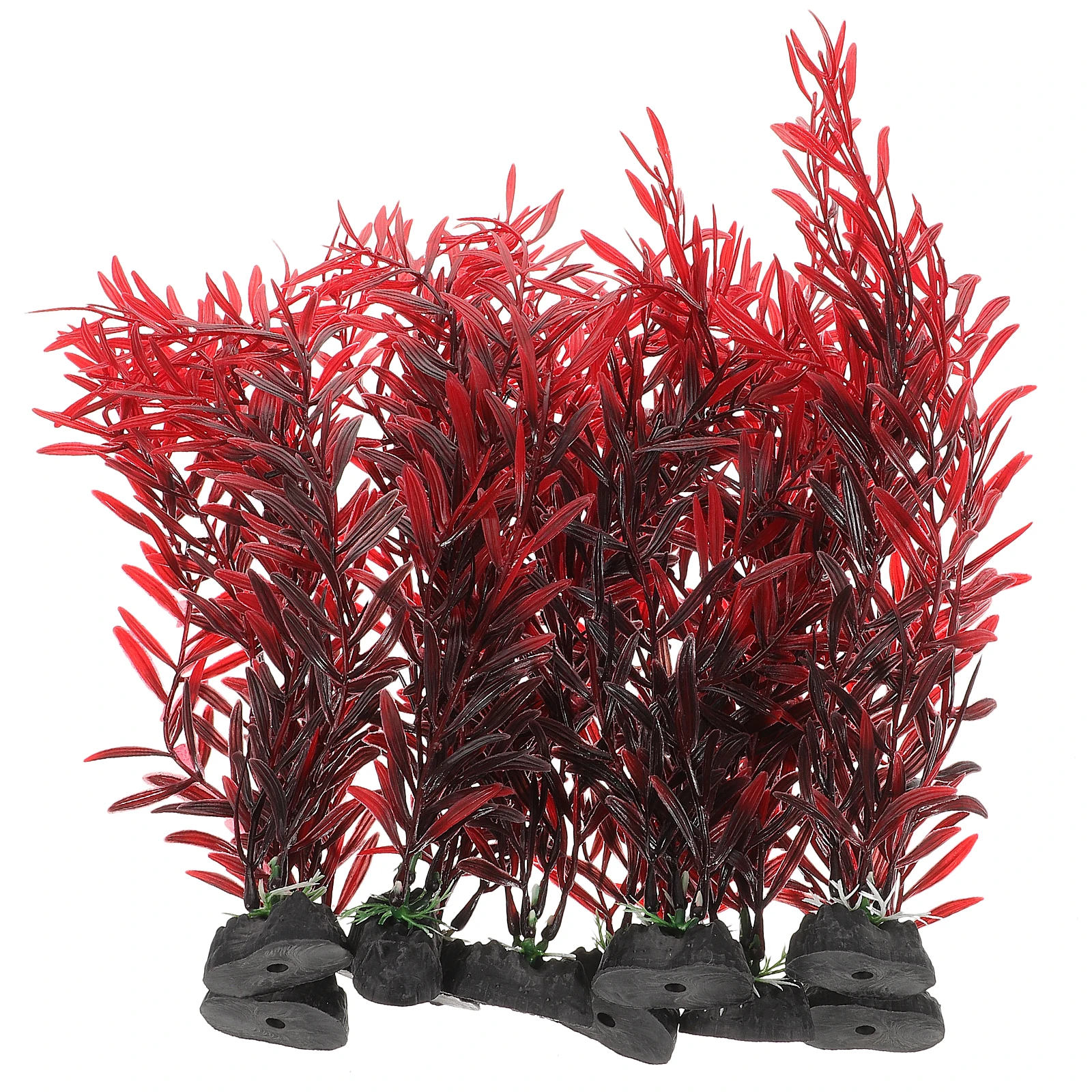 

10 Pcs Aquatic Plants Plastic Seaweed for Fish Tank Artificial Aquarium Plants Decorations Lifelike Aquarium Safe Realistic