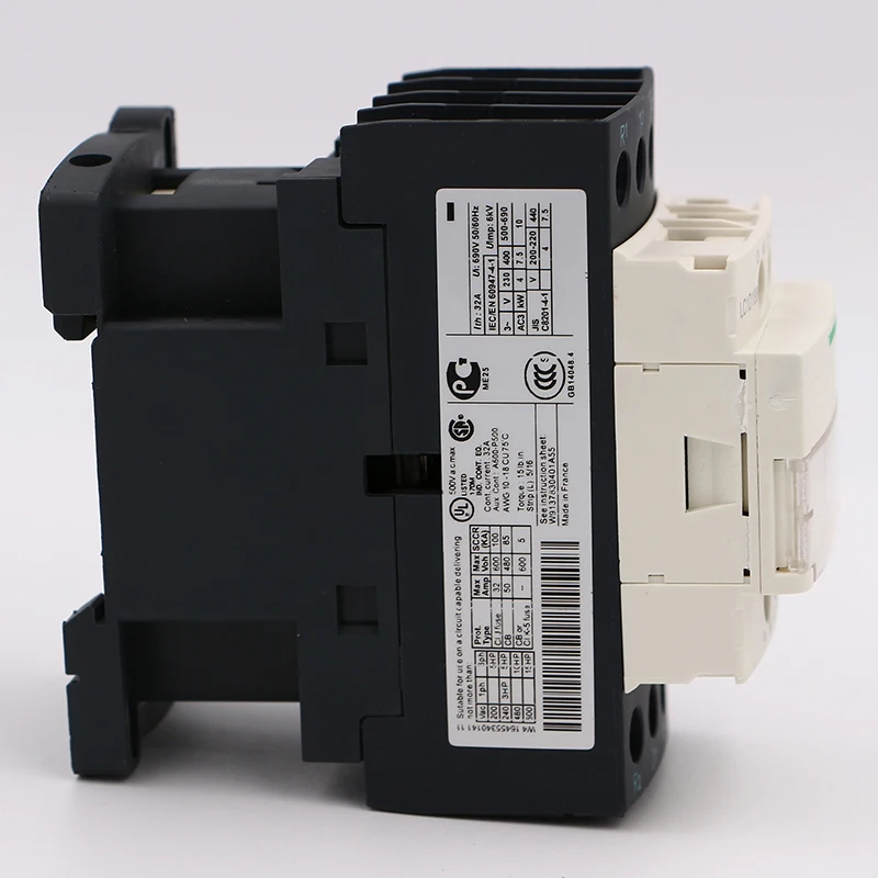 

LC1D188V7 Электрический магнитный контактор переменного тока 4P 2NO+2NC LC1-D188V7 Катушка переменного тока 32A 400V
