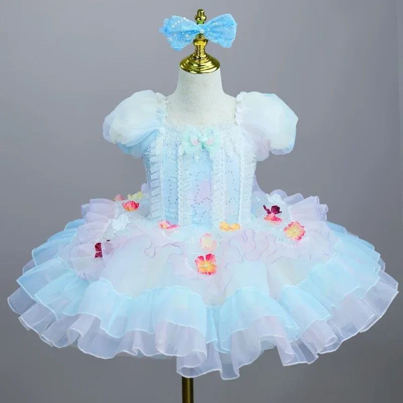 أداء ثياب أنيقة للفتيات الباليه توتو ملابس الرقص ملابس الاطفال فستان الباليه المرحلة ازياء جودة ملابس الأطفال