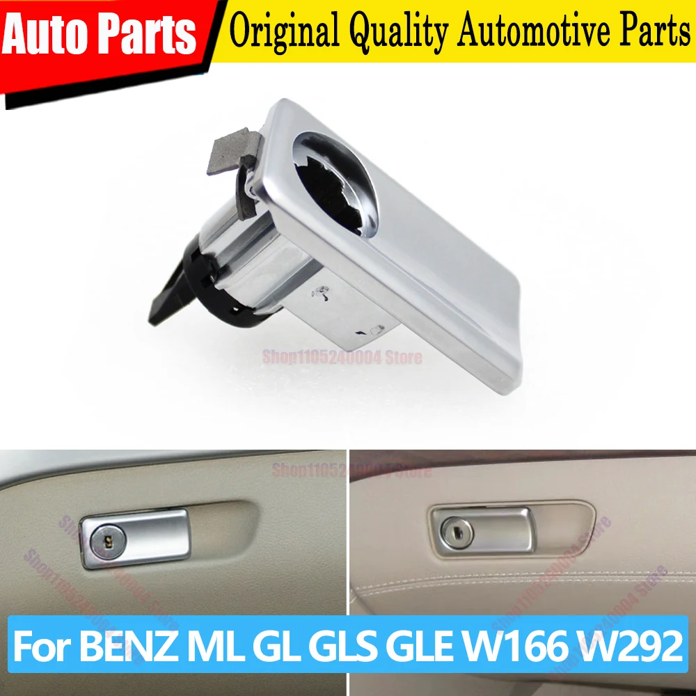 For Mercedes Benz GL ML GLE GLS W166 W292 Car Toolbox Handle Lock Latch Cover Puller Glove Compartment Lid Switch Grip Lock