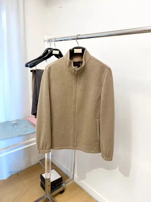 

LP Итальянская кашемировая повседневная куртка с воротником-стойкой 25aw