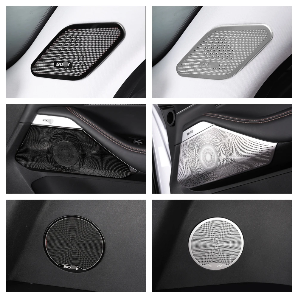 

LHD Door Speaker Audio Loudspeaker Cover Trim Car Styling Interior Styling For Changan UNI-K UNIK 2021 2022 2023 Accessories