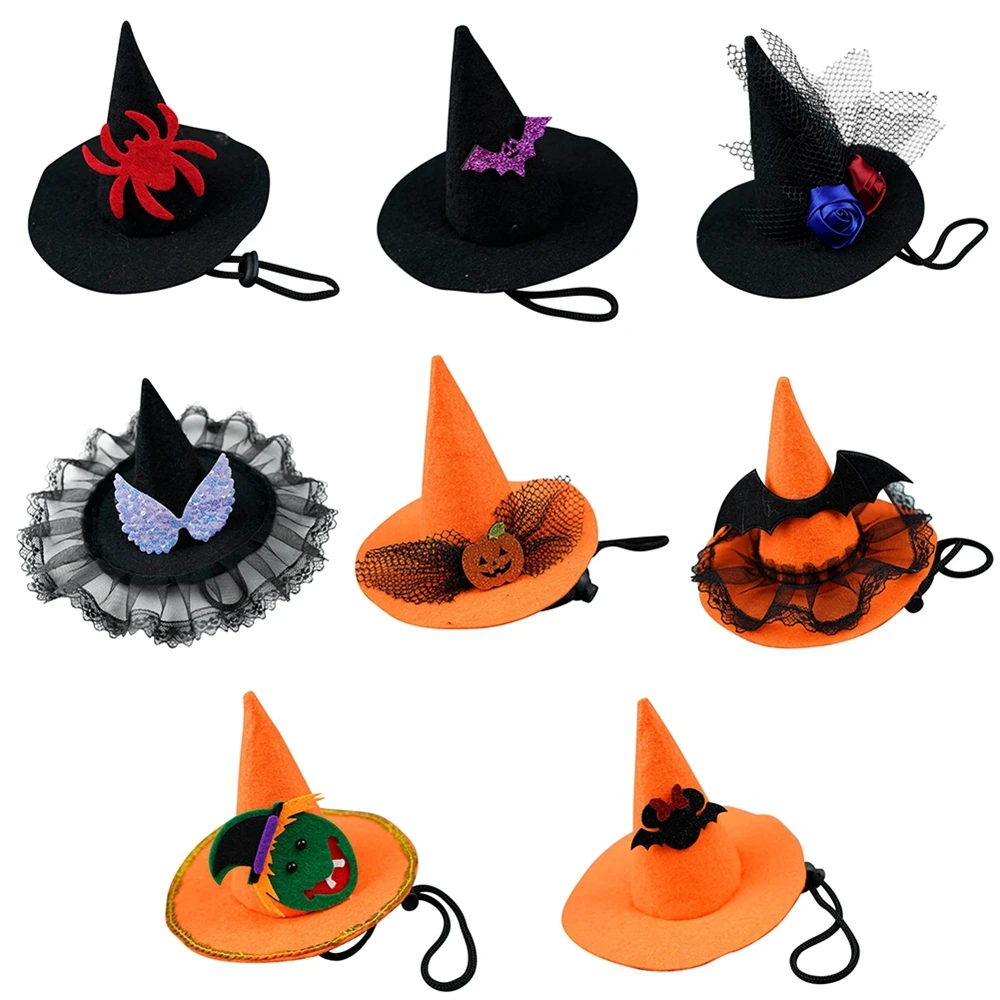 Dog Hat Funny Pet Hat Cat Cap Accessories Pet Headgear Halloween Christmas Party Pet Witch Wizard Hat Costume Dog Accessories