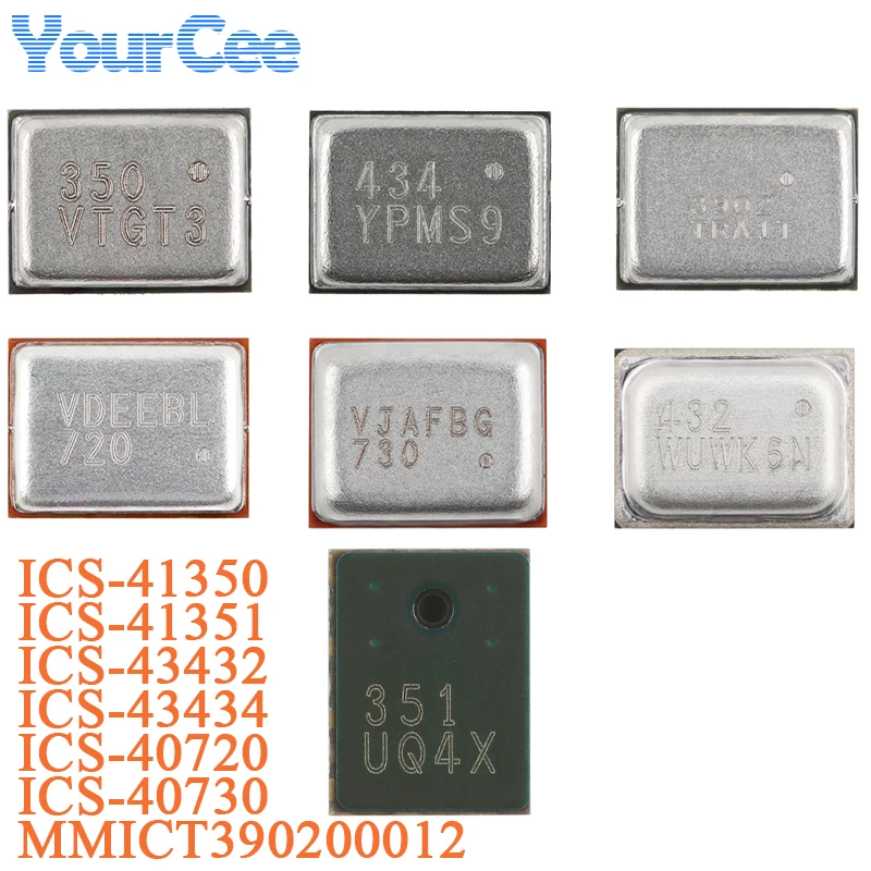 5PCS/1PC ICS-41350 ICS-41351 ICS-43432 ICS-43434 ICS-40720 ICS-40730 MMICT390200012 Digital MEMS EMES Microphone Sensor Chip