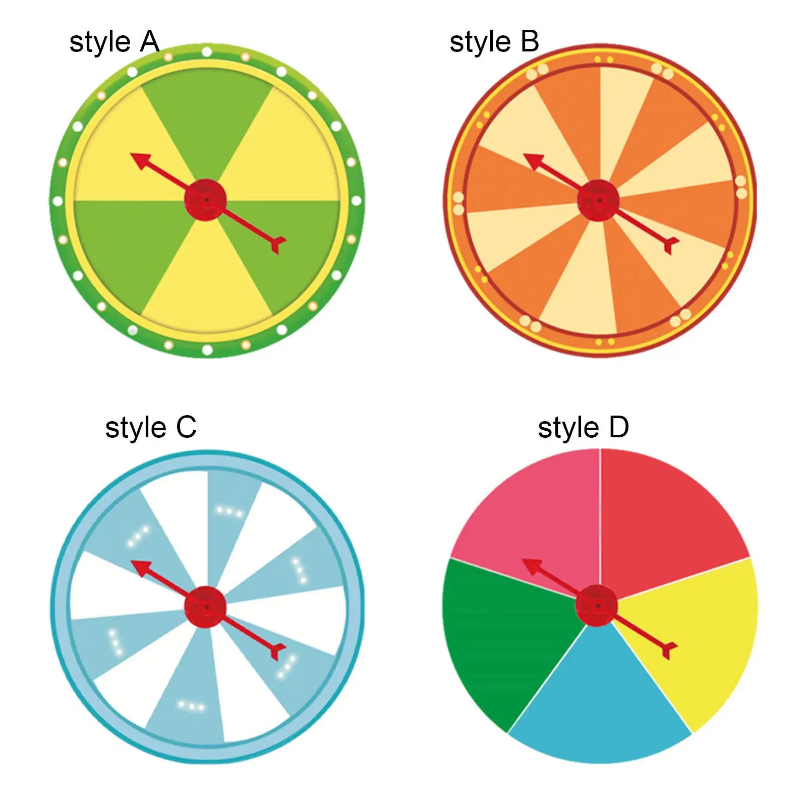 جدار جبل جائزة القرص الدوار عجلة الحظ خفيفة الوزن للأنشطة الترويجية لعبة فورتشن حانة أنشطة التدريس سوبر ماركت #2