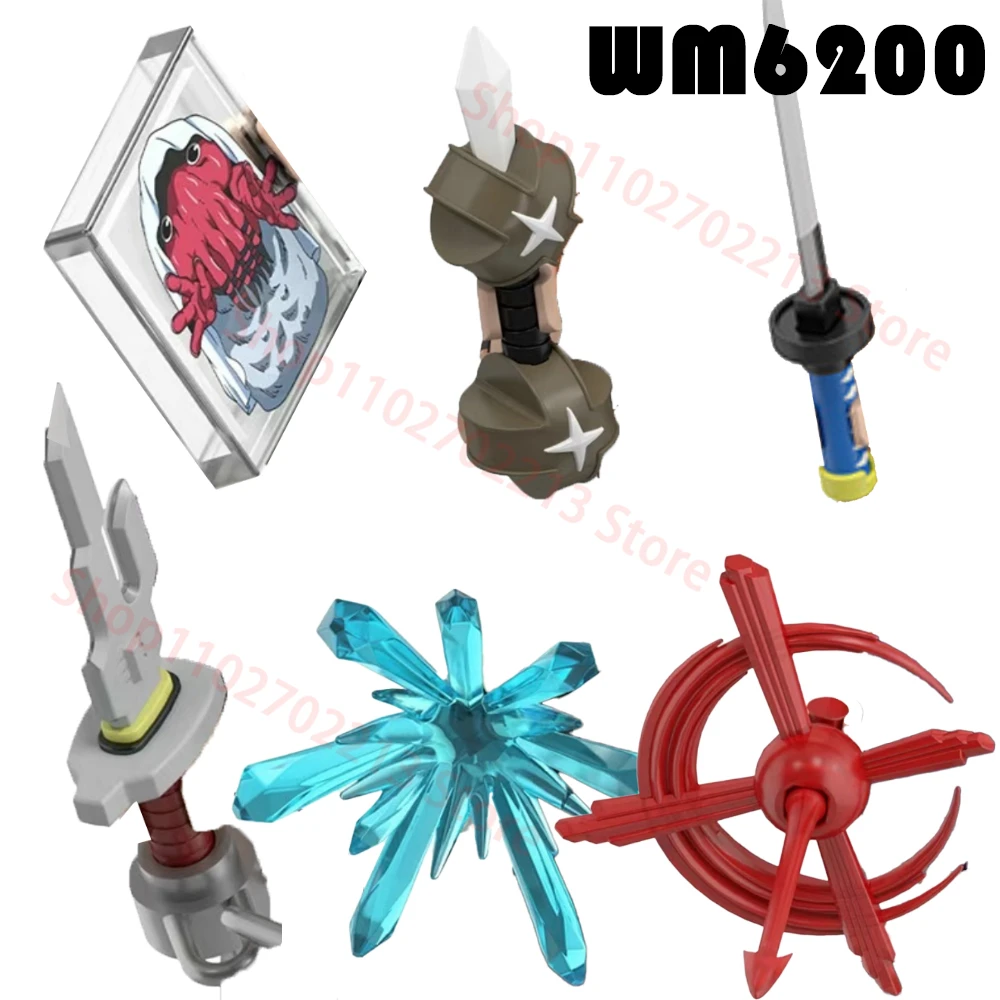 WM6200 Parts Weapon Building Blocks Anime Action Figures Christmas Gift Toys For Children WM2851 WM2855 WM2852 WM2856 WM2853