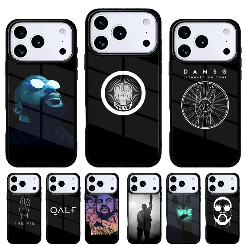 Funda Damso The Life Vie para iPhone Pro Max – Carcasa trasera protectora