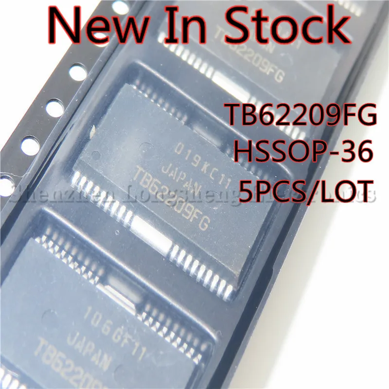 5PCS/LOT TB62209FG TB62209 HSSOP-36 SMD stepper motor drive New In Stock