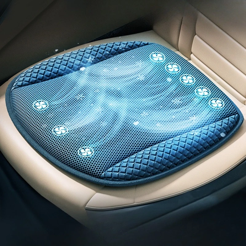 

Universal Car Seat Summer Cool Air Seat Cushion with 8/5 USB Fans Fast Blowing Ventilation Pads Cooling 5V Refrigerated Car Seat