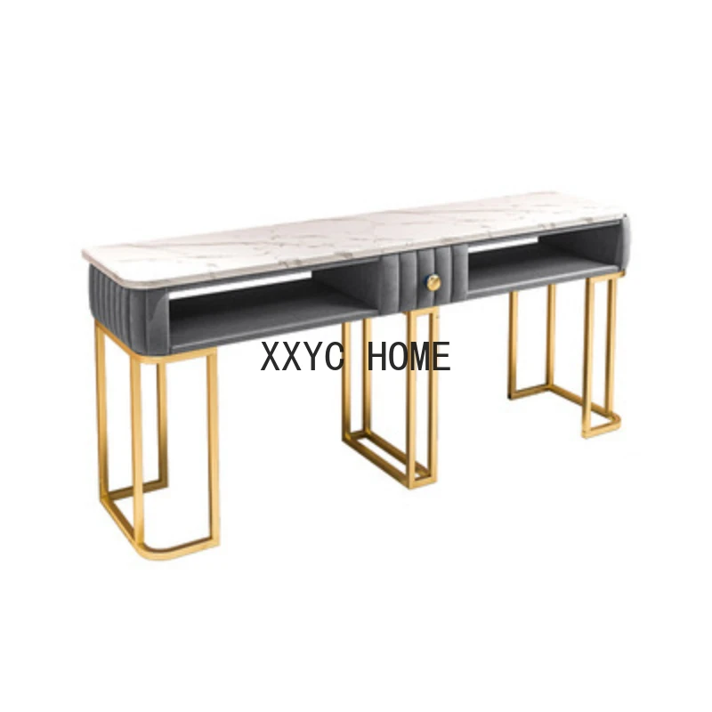 Exquisite Portable Nail Table Commercial Receptionist Table Manicure Nail Powder Cabinet Schminktisch Beauty  Items