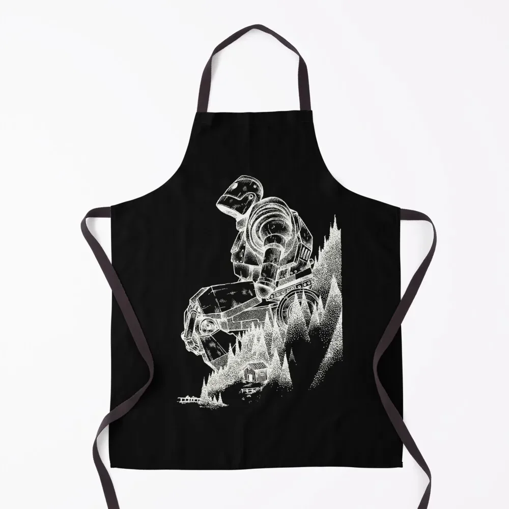 

Iron Giant T-Shirt, Comic Movie Apron Custom For Man Haircut Kitchen Women Apron