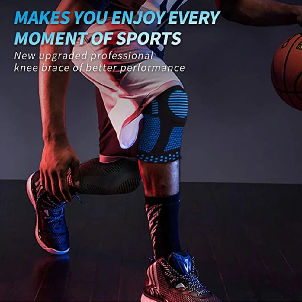 

1PC Knee Brace for Men & Women - Compression Sleeve for Arthritis Pain Relief, Running, Basketball - Stabilizing Support & Recov