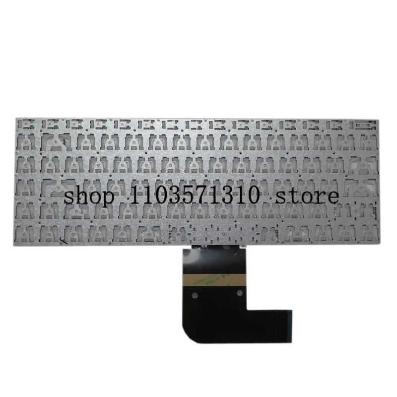 لوحة مفاتيح للكمبيوتر المحمول باللون الأزرق والفضي لـ Teclast F7 PLUS / F7S MB 3181004     F0005-004 XK-HS105 YMS-0177-B PRIDE-K3892 الروسية RU جديد