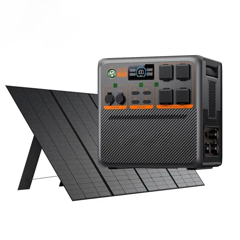 Versatile Charging Options Portable  Solar Powered Storage Station for RV Camping Traveling Disaster Avoidance Outdoor