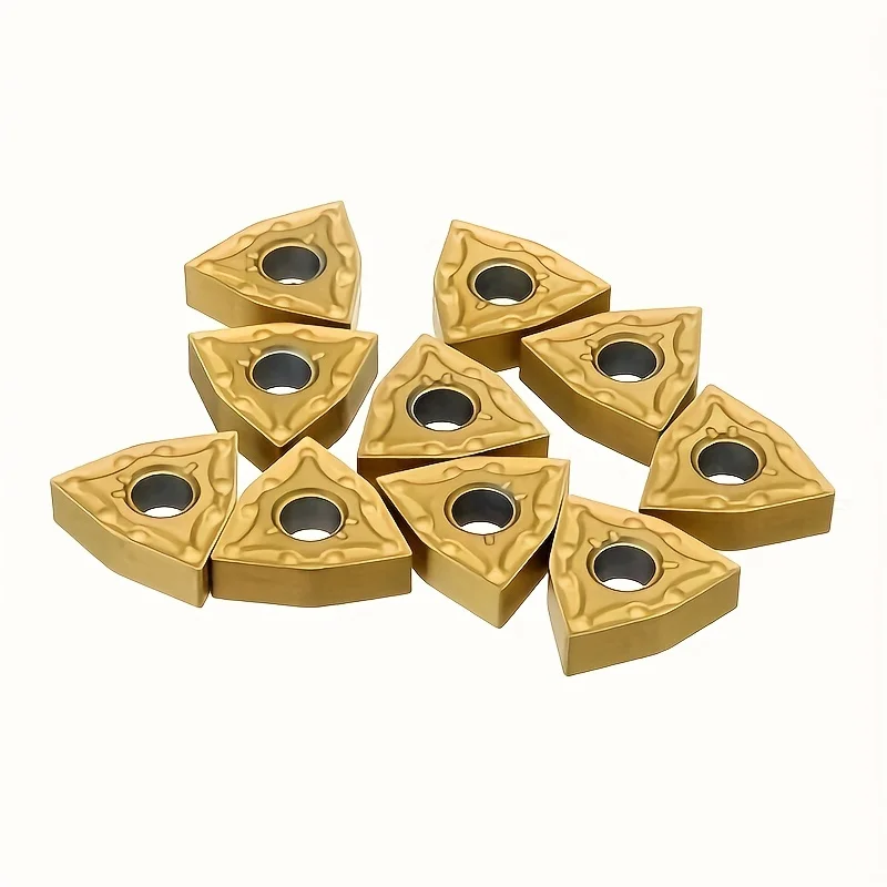 10pcs WNMG080404/408 Carbide Inserts - 6-Edge Double-Sided for CNC Turning (431/432 MA Grade)