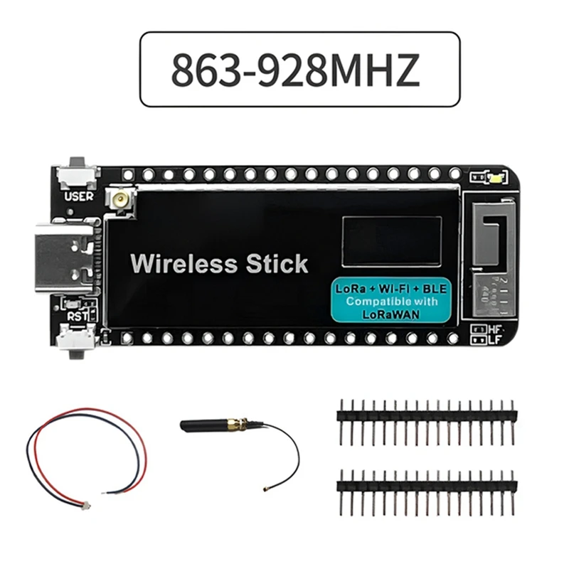 ESP32-S3 Wireless Stick V3 Lora WIFI Bluetooth Development Board With 0.49-Inch OLED Screen