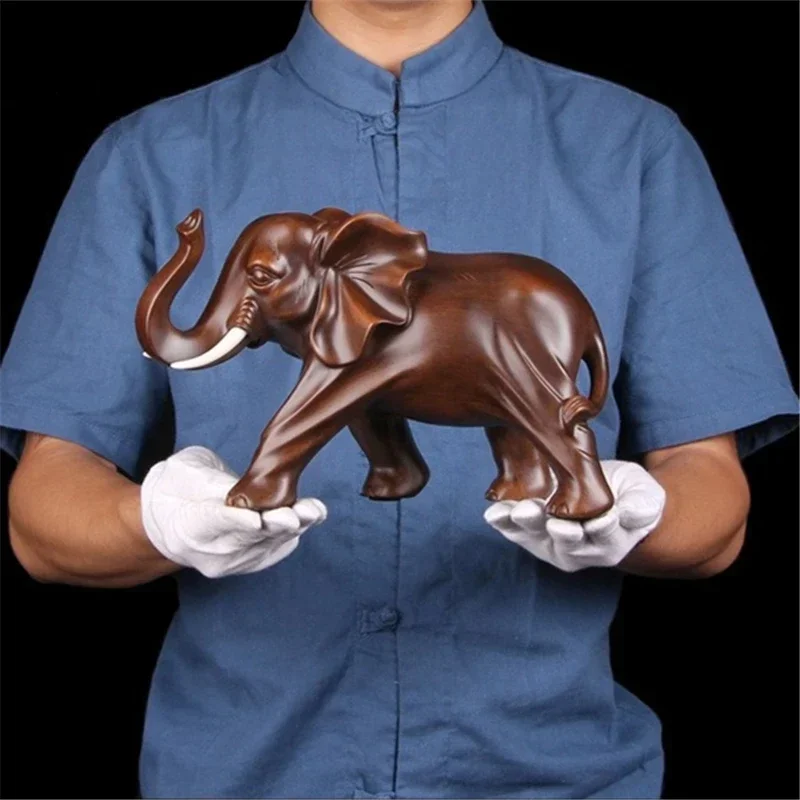 

Resin Elephant Animals Ornament Statue -Resin sculpture Luxury Home Living Room Office Arts & Crafts Featured Gift