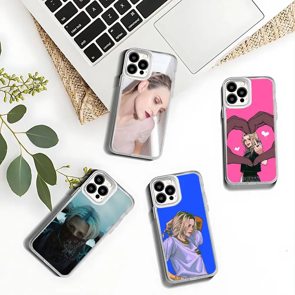 

Singer E-Emily Armstrong Phone Case For iPhone 17,16,15,14,13,12,11 Pro,Max,Plus,X,XS,XR,SE4,E Mini Transparent Soft Cover