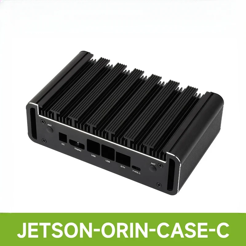 Waveshare Aluminum Alloy Passive Cooling Orin, Onboard Power Button With Indicator