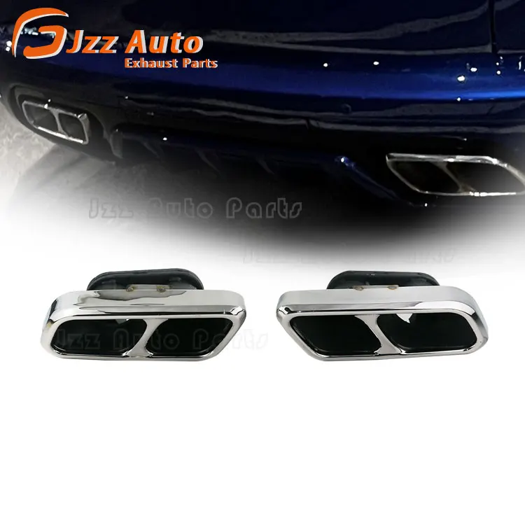 

Equipment Smart Library Exhaust End Pipe Muffler Tips Stainless Steel 67mm Inlet 240*110mm Outlet Throat Tailpipe Exhaust Tip Fo