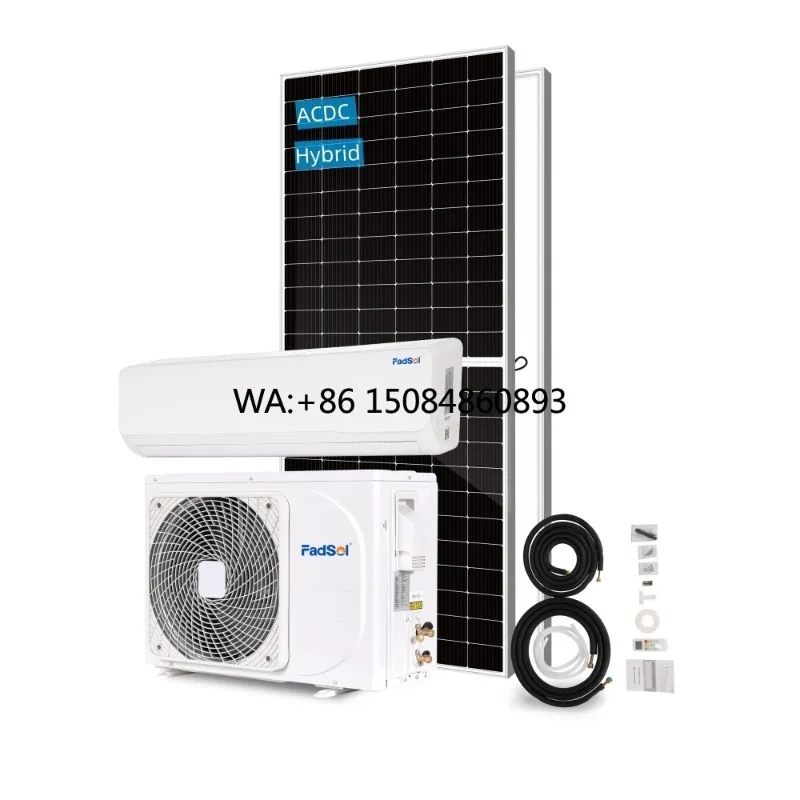 

AC/DC Solar Air Conditioner 9000/12000/18000/24000btu, Grid System Hybrid
