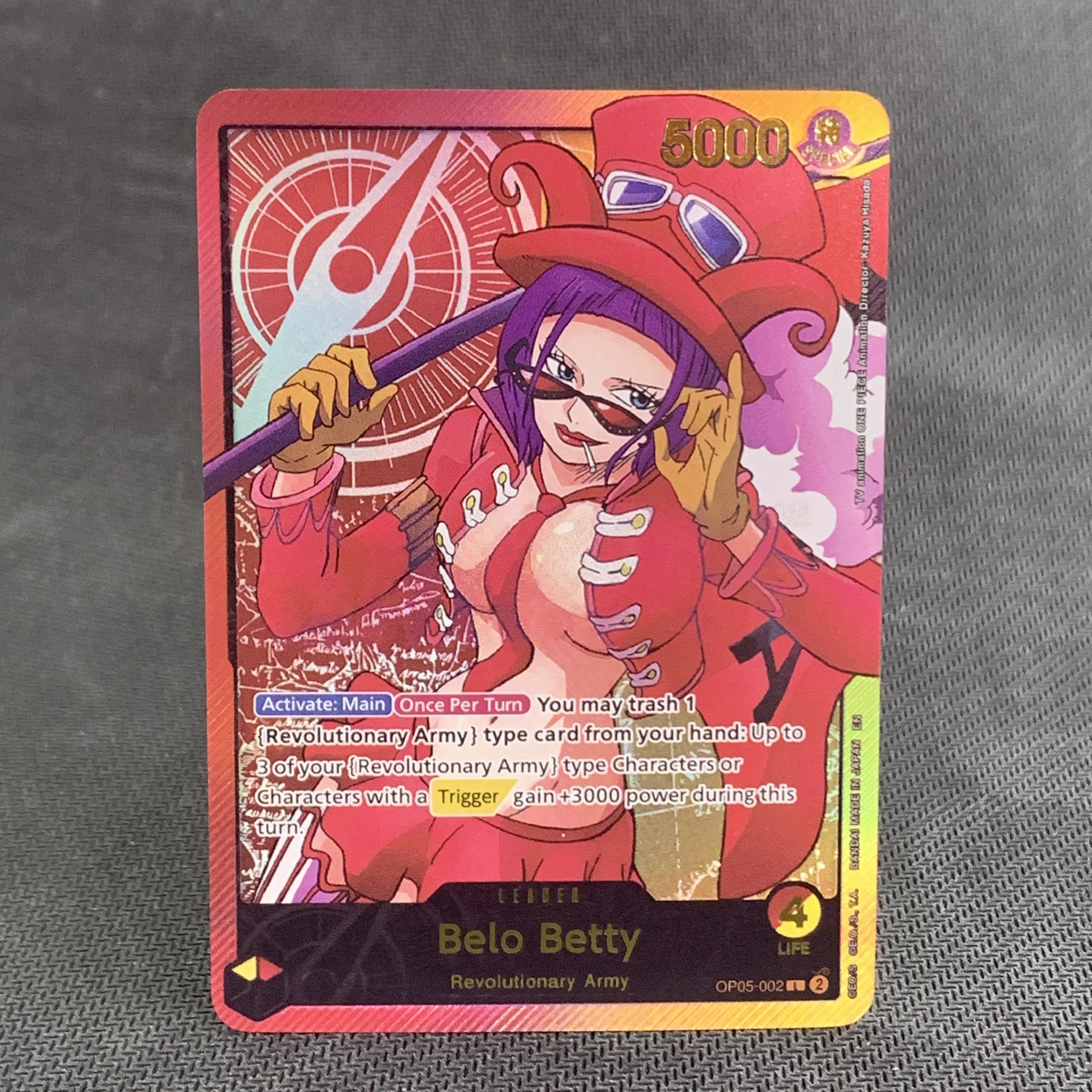 DIY 30 Modeli Kart Anime One Piece OPCG Angielski Luffy（EB) King Bonney Betty Uta Kolekcja Kart Refrakcyjny Kolor Flash Klasyczny