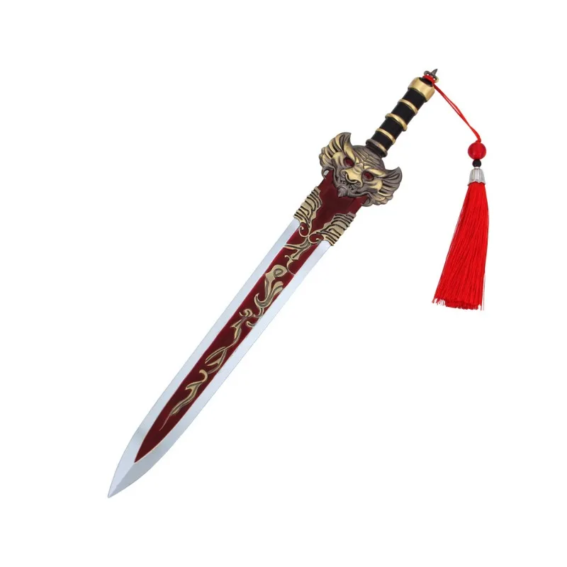 28 ซม./11.02in การสร้าง Gods12 Divine Sword อุปกรณ์ต่อพ่วงชายและหญิงอาวุธรุ่นโบราณโลหะผสมคอลเลกชันเครื่องประดับของขวัญ