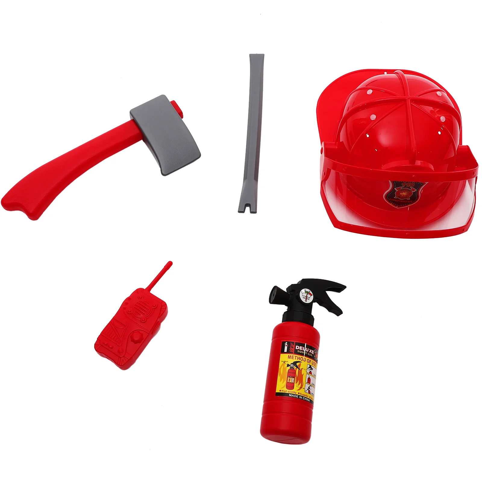 

Pretend Fire Accessories Child Childrens Toys Toddler Play Abs Playset Firefighter Hat