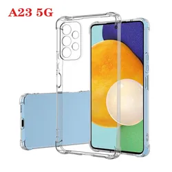 1.5MM Thick Air-Bag Clear Case For Samsung Galaxy A23 5G Shockproof Soft Silicone Transparent Phone Cover