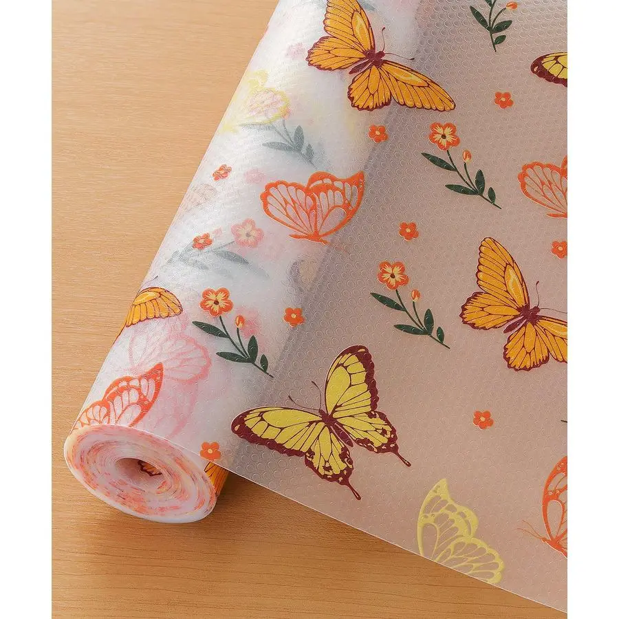 

Бумага для полок без клеевого слоя, водонепроницаемая, маслостойкая, легко режется, многоразовая, моющаяся, для кухонных шкафов и холодильников