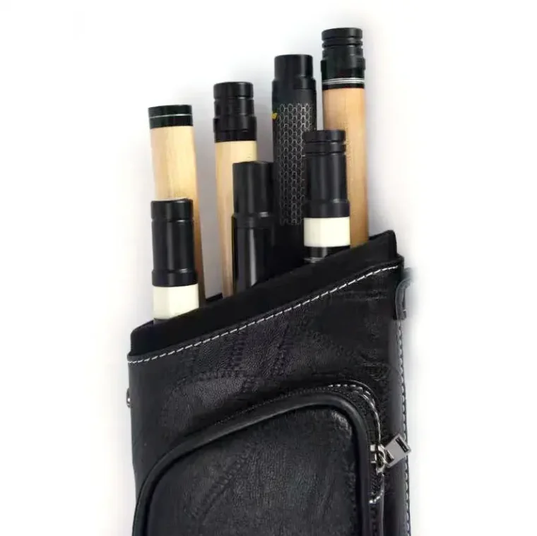 

Высокое качество черный/синий/серый цвет 3B4S 7 отверстий из искусственной кожи 1/2 шт. чехол для бильярдного кия для переноски киев на продажу