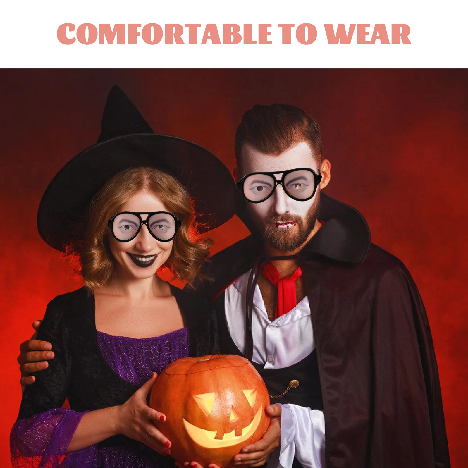 

6 шт., забавные оправы для очков на Хэллоуин, товары для вечеринок, реквизит, очки для косплея, уникальные мужские аксессуары, фотосувениры