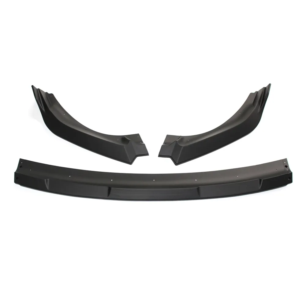 For Glossy Black Carbon Fiber Front Lip Splitter for Nissan X-Trail 2017-2021 Bumper Air Dam Deflector, Tuning Accessory