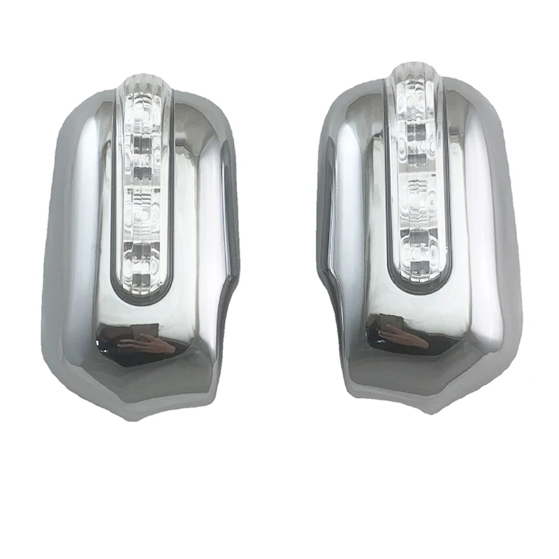 ABS Chrome Car Door Rearview Door Mirror Covers With LED Car Styling Accessories For Toyota Yaris Vitz 1998-2003