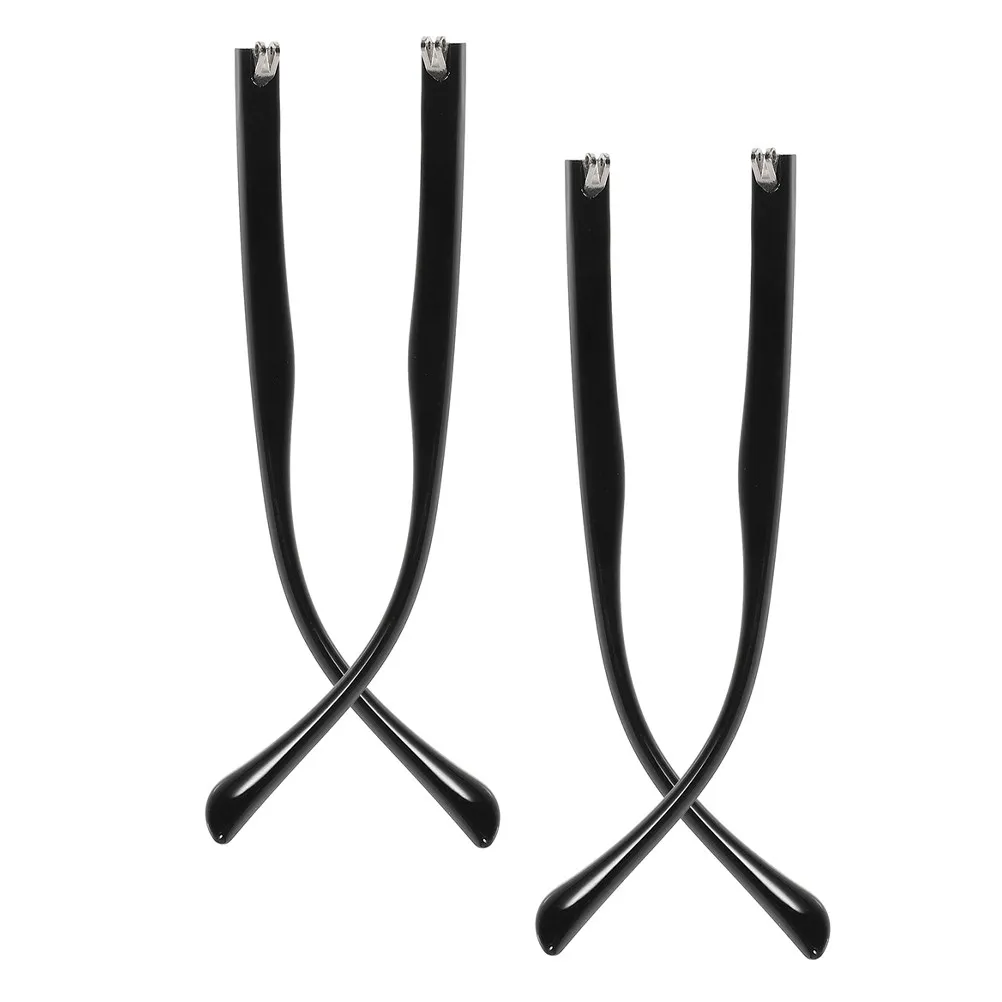 2Pairs Glasses Arm Replacement Tr90 Metal Sturdy Eyeglass Arms Legs Replacement Parts Universal Frame Repair Eyeglasses Arm