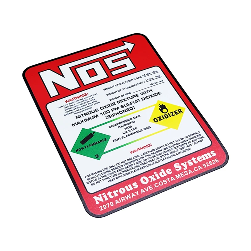 Car Stickers Reflective Nitrogen Acceleration Decorative Stickers Body Stickers Rear Window Car Stickers Electric Vehicle