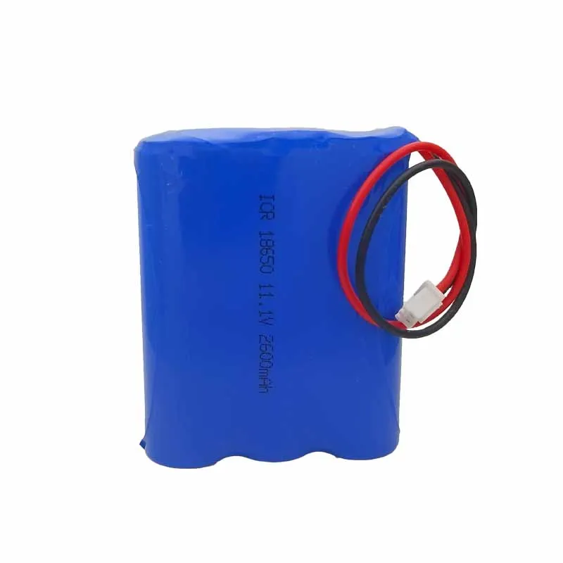 Akumulator 18650 11.1V 2600mAh Li-ion 3S1P do pistoletu do powięzi, lampy awaryjnej, głośnika Bluetooth z wtyczką XH2.54 — zdjęcie produktu 3