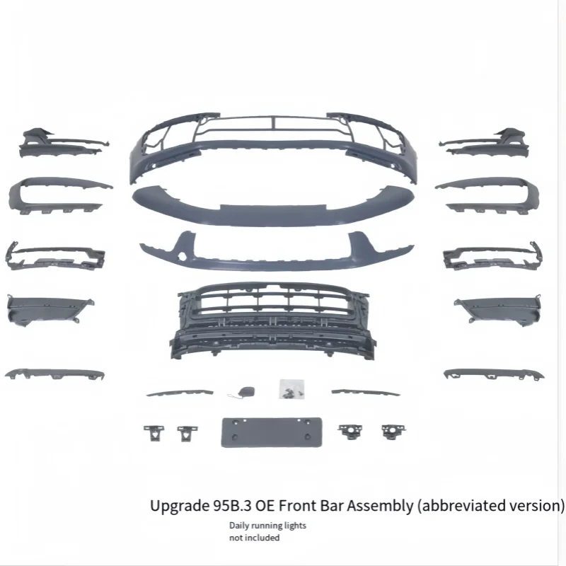 

Suitable for 14-UP Model Macan 95B Upgrade to 95B.3 OE Basic Front Bumper Assembly Without Daytime Running Lights