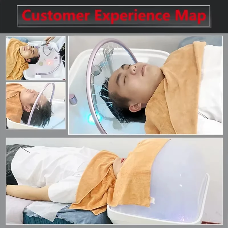 탱크가 있는 헤드 스파 장치, 11휴대용 샴푸 의자 세면대, 휴대용 헤어 샴푸 세면대