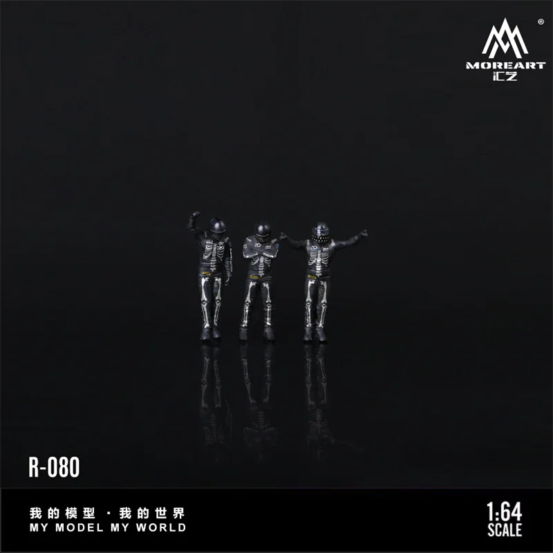 

1:64 BONE DRAGON RACING CAR DOLL SET