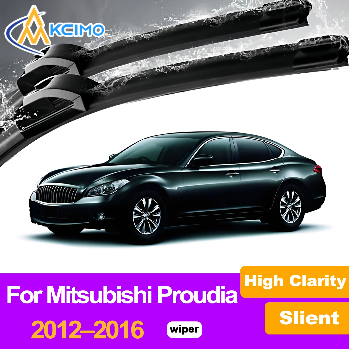 

2Pcs Front Windshield Wiper Blades For Mitsubishi Proudia 2012-2016 Windscreen Window Car Accessories