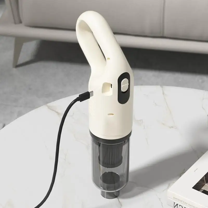 Radio Handheld Vacuum For Large Homes Multiple Face Brush Attachments Triplicate Sieving Structure Plastic Body