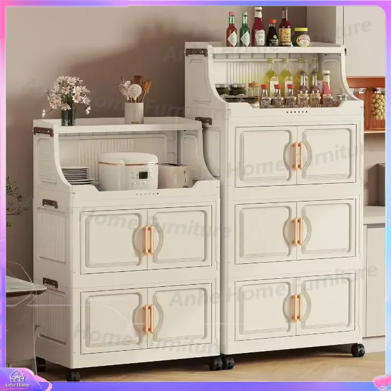 Free Installation Wall Mounted Storage Cabinet 3 Tier PP Plastic Organizer Shelf Space Saving Locker Durable Eco Friendly