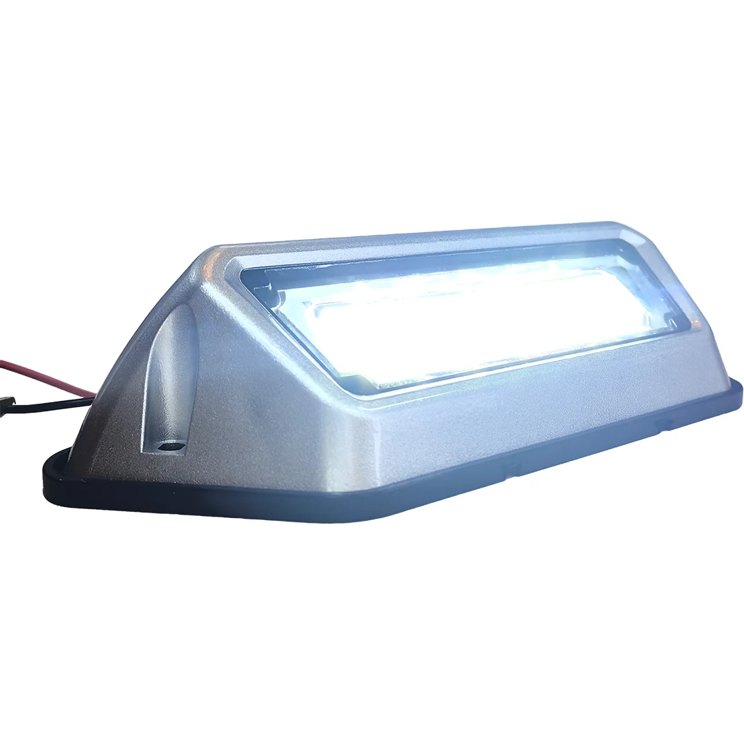 8 Inch Awning Scene Side Light Chromed Bezel 18W Retrofit Emergency Warning Safety Vehicles IP65 Waterproof 12V New in stock