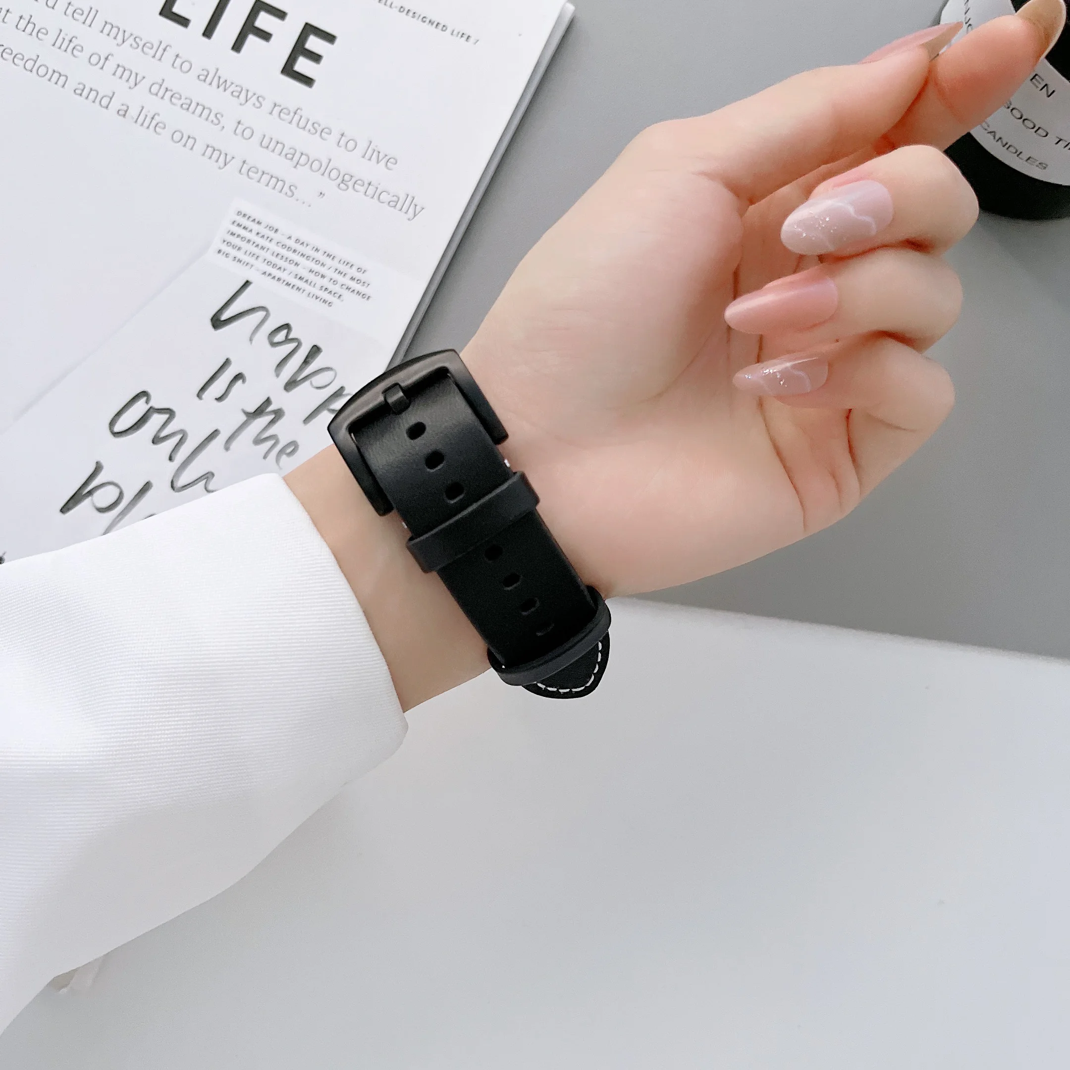 20mm22mm pasek zegarka do Samsung Galaxy zegarek 4 biegów S3 Frontier 41mm 42mm 45mm 46mm skórzana bransoletka sportowa zegarek pasek pętli