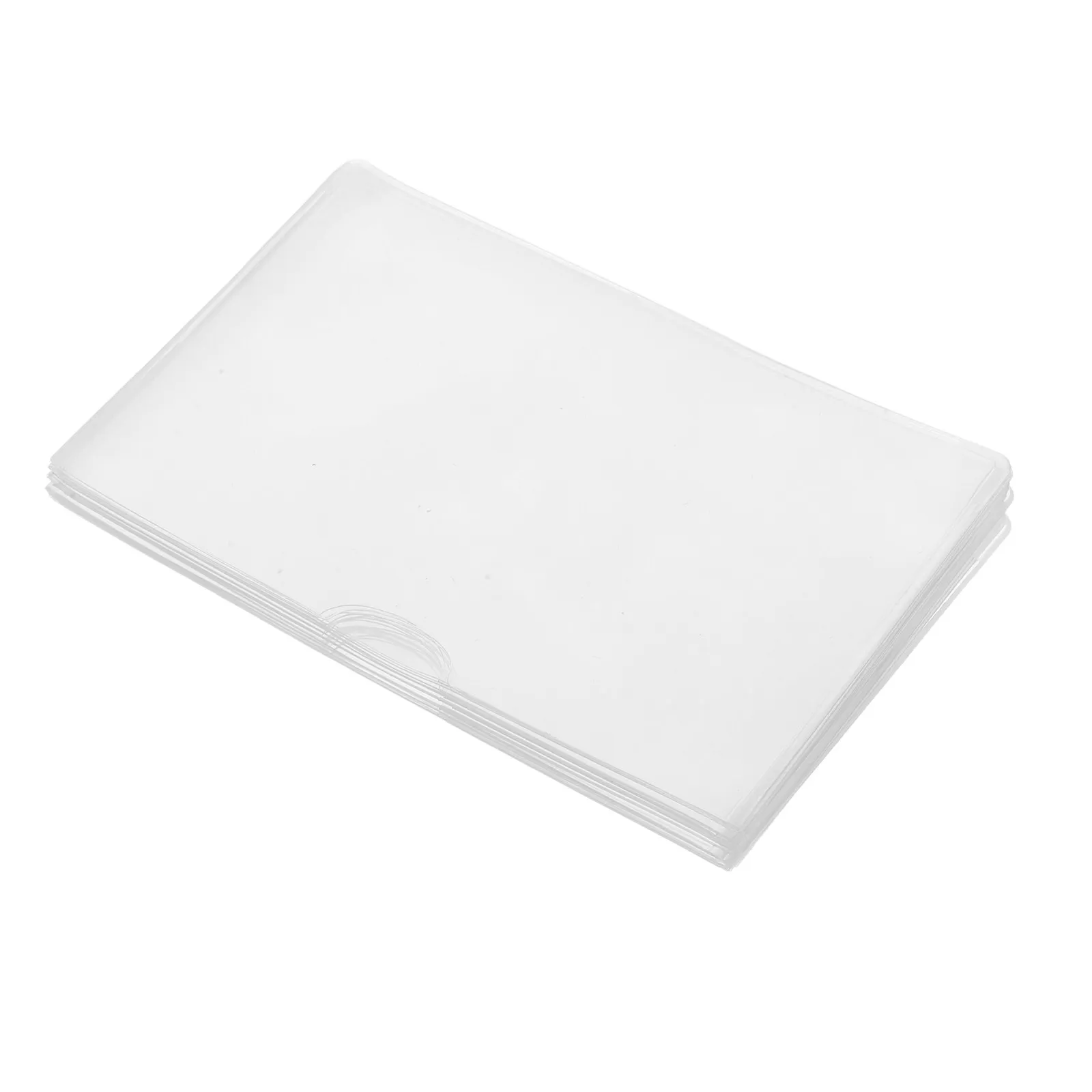 

16 шт. прозрачных защитных чехлов из ПВХ для ID-карт, проездных, членских карт: высокопрочные, легкие, многофункциональные, для повседневного использования