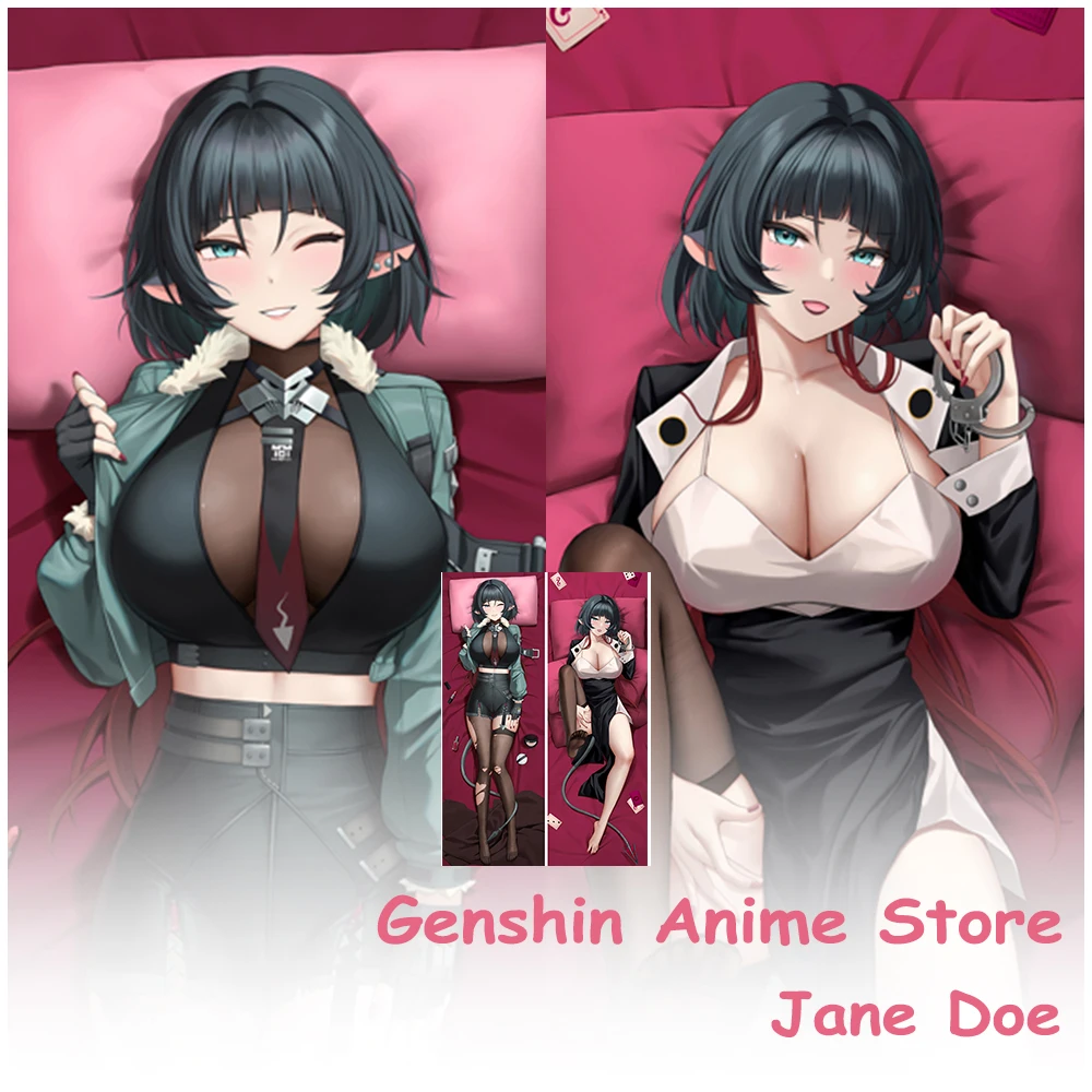 

Cartoon Jane Doe Fullbody Dakimakura Cover Anime Pillowcase Otaku Sleeping Pillow Cushion Covers Hugging Body Cosplay Props