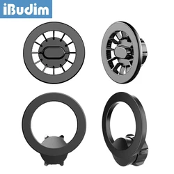 iBudim For MagSafe Magnetic Ring Holder Accessories 17mm Ball Head Strong Magnet Car Mobile Phone Support for iPhone Xiaomi