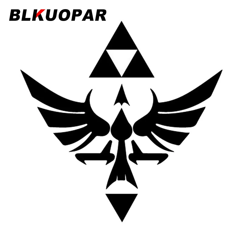 BLKUOPAR Zelda Car Sticker Personality Creative Funny Decal Scratch-proof Sunscreen Air Conditioner Motorcycle Car Accessories